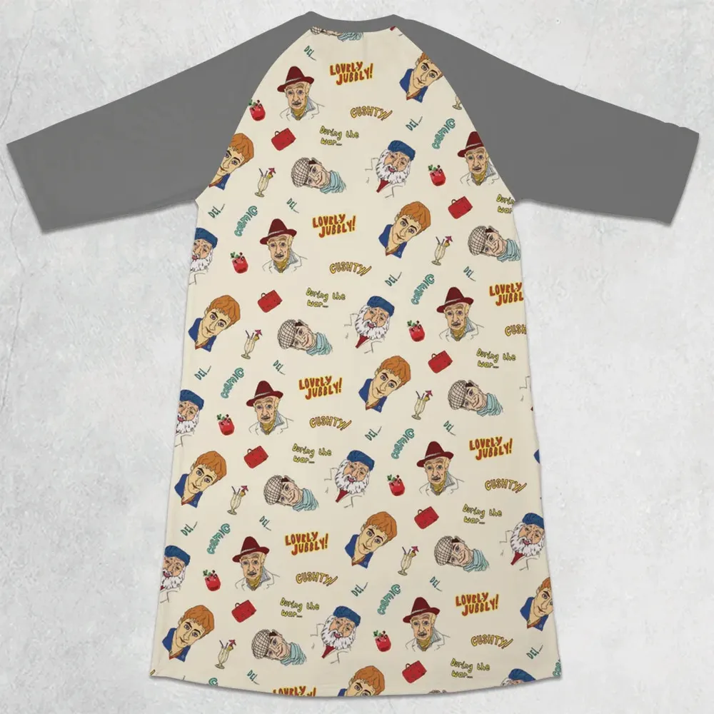 Only Fools and Horses 3/4 Sleeve Raglan Dress - 2