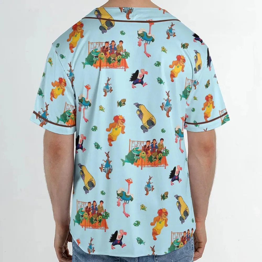 Bedknobs and broomsticks Characters Unisex Baseball Jersey - 2