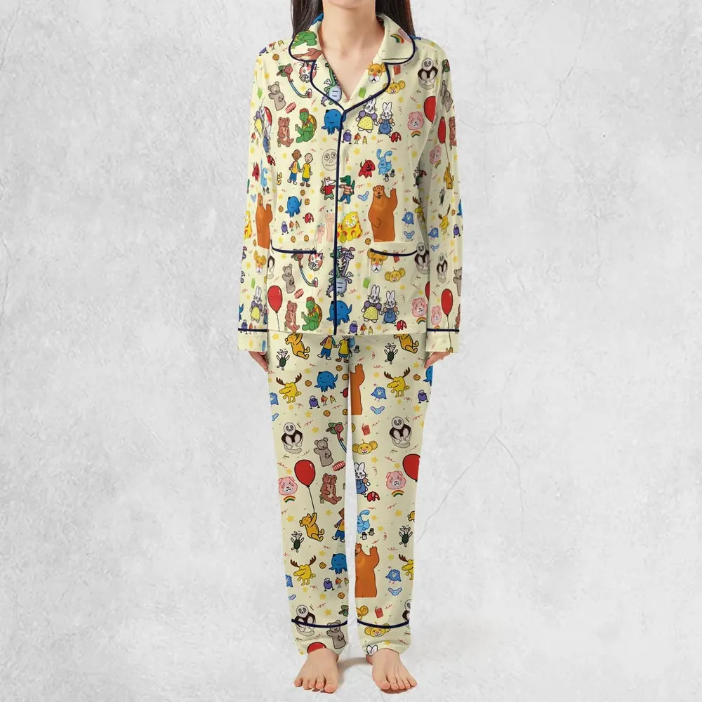 Nostalgia Train Pajamas Set - 2