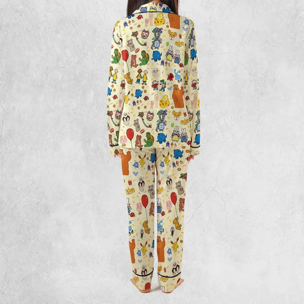 Nostalgia Train Pajamas Set - 3