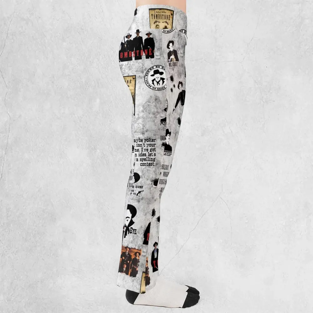 Classic Western Tombstone Flare Leggings - 2