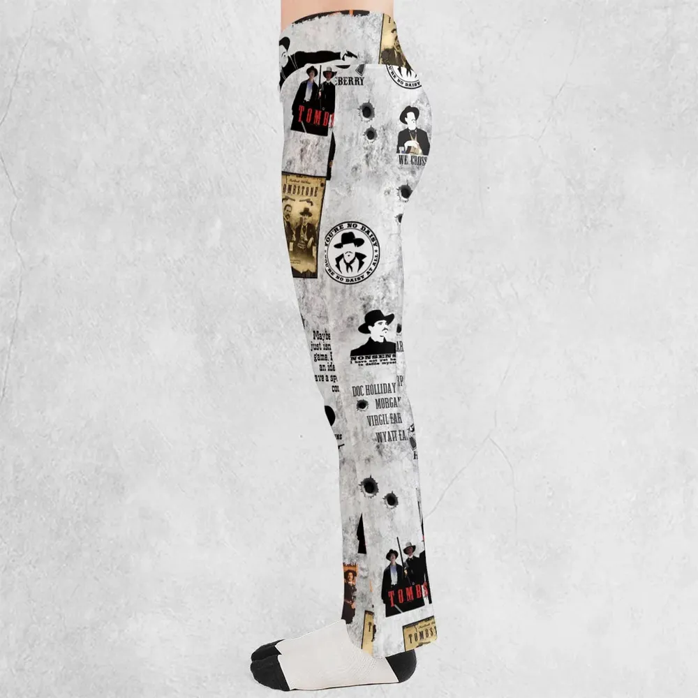 Classic Western Tombstone Flare Leggings - 3
