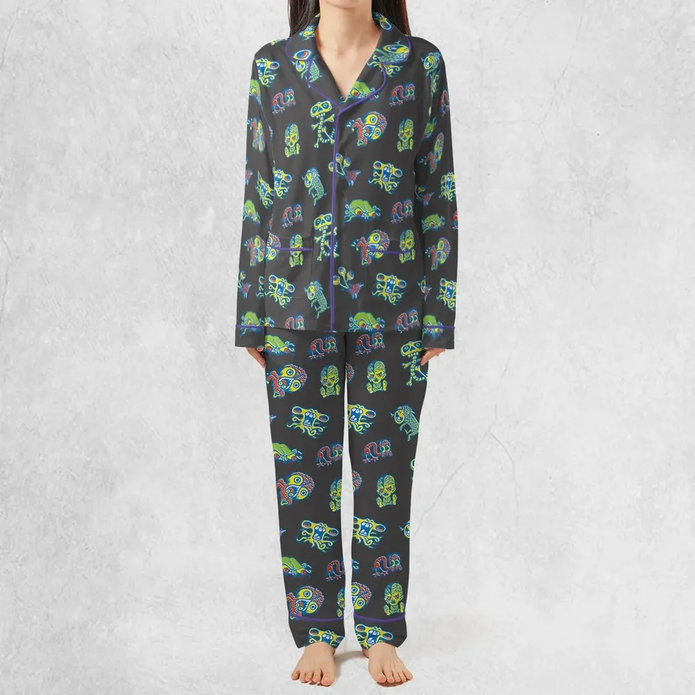 How To Use Monster Tatoos Pajamas Set - 2