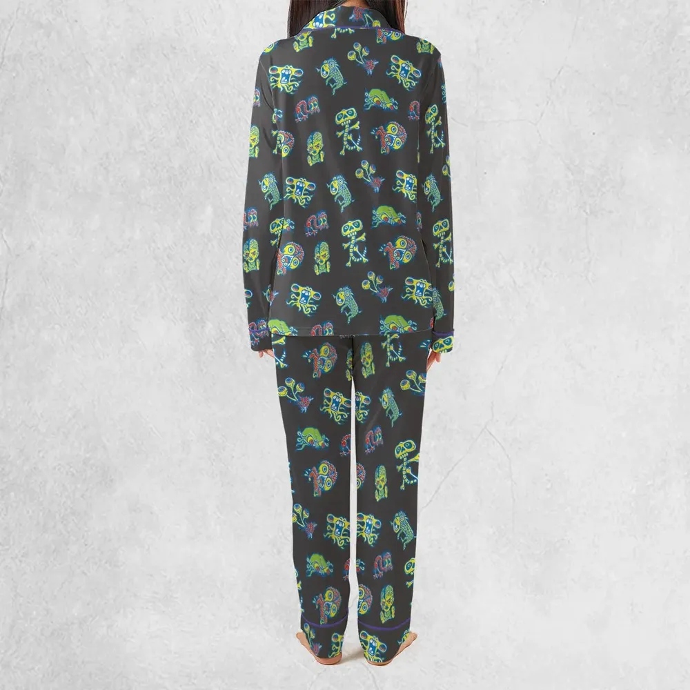 How To Use Monster Tatoos Pajamas Set - 3