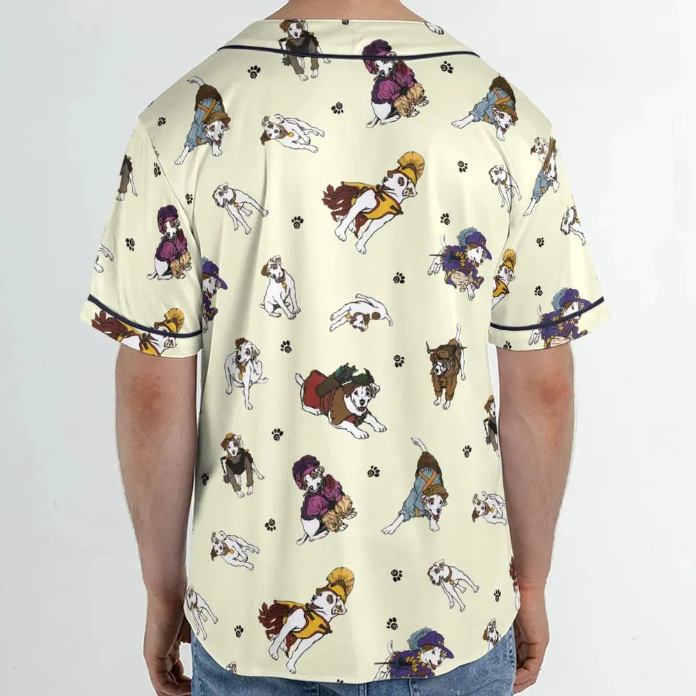 Various Wishbone Characters Unisex Baseball Jersey - 2