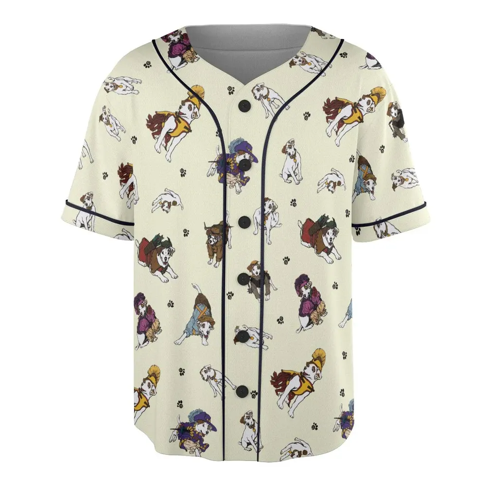 Various Wishbone Characters Unisex Baseball Jersey - 3