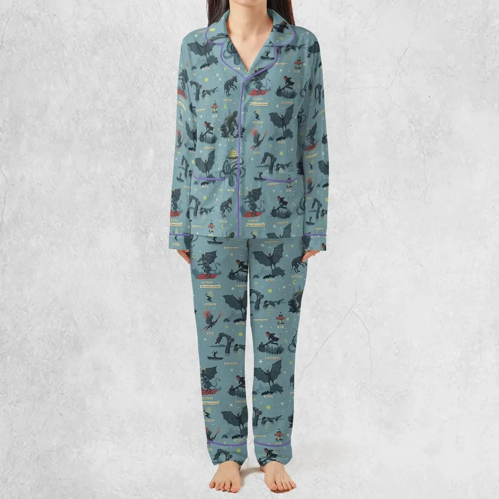 Paranormal Creatures Pajamas Set - 2
