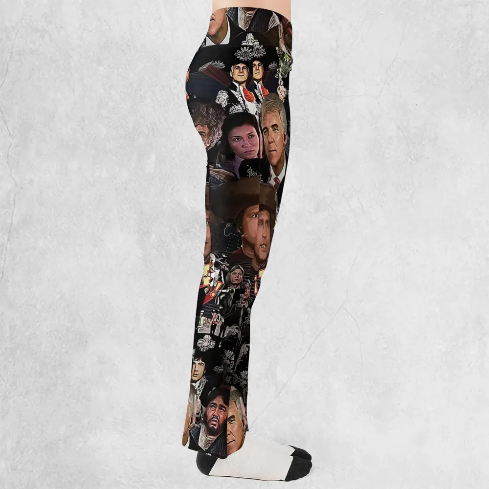 Three Amigos and the Infamous El Guapo Flare Leggings - 2