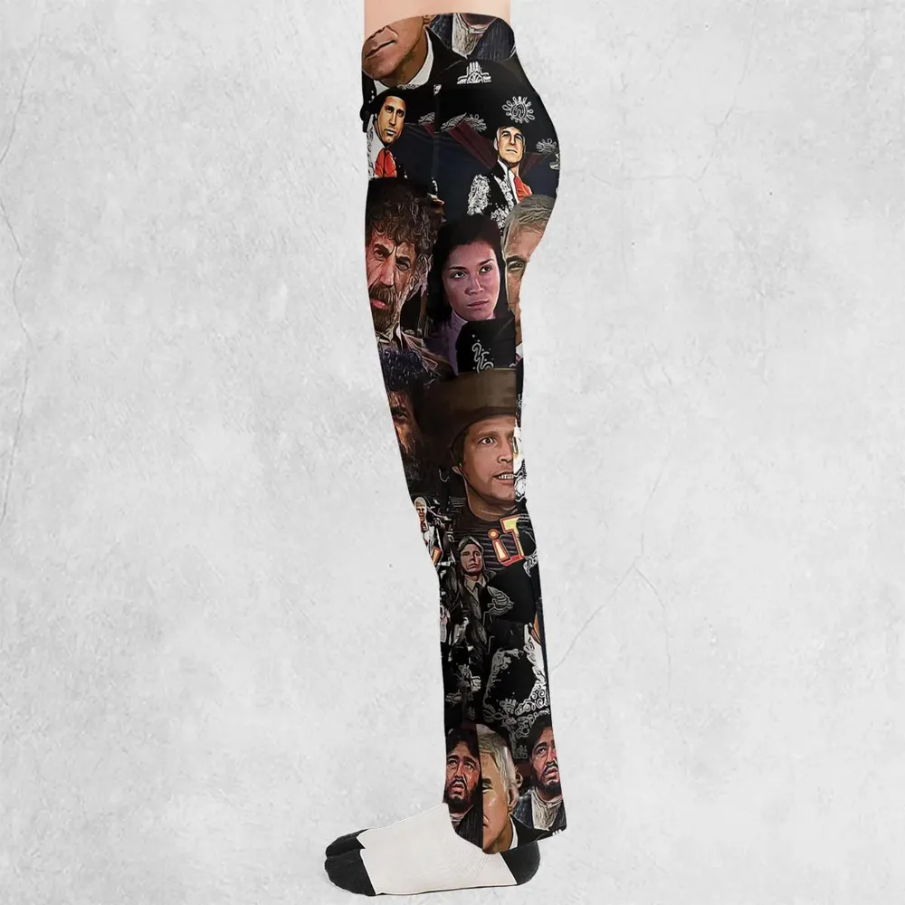 Three Amigos and the Infamous El Guapo Flare Leggings - 3