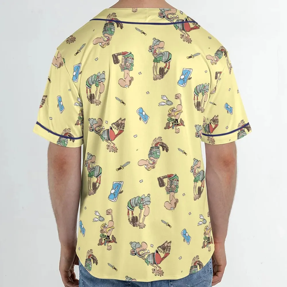 Gaulish Goodness Asterix Unisex Baseball Jersey - 2