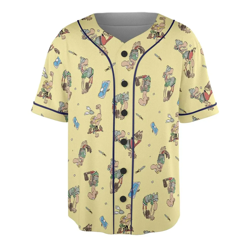 Gaulish Goodness Asterix Unisex Baseball Jersey - 3