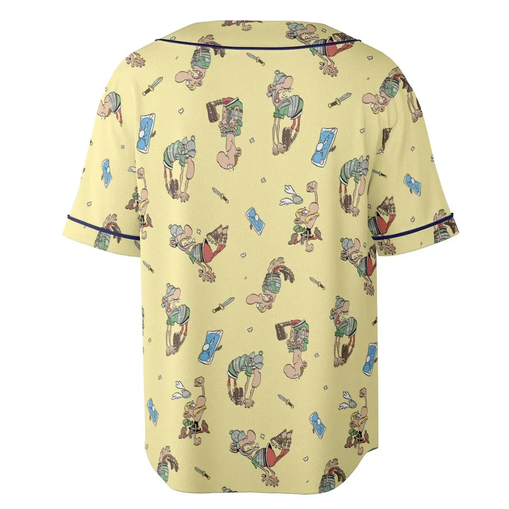 Gaulish Goodness Asterix Unisex Baseball Jersey - 4