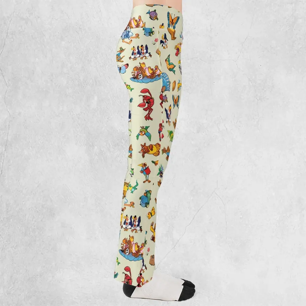 Bedknobs and broomsticks True Blue Team and the Dirty Yellow Team Flare Leggings - 2
