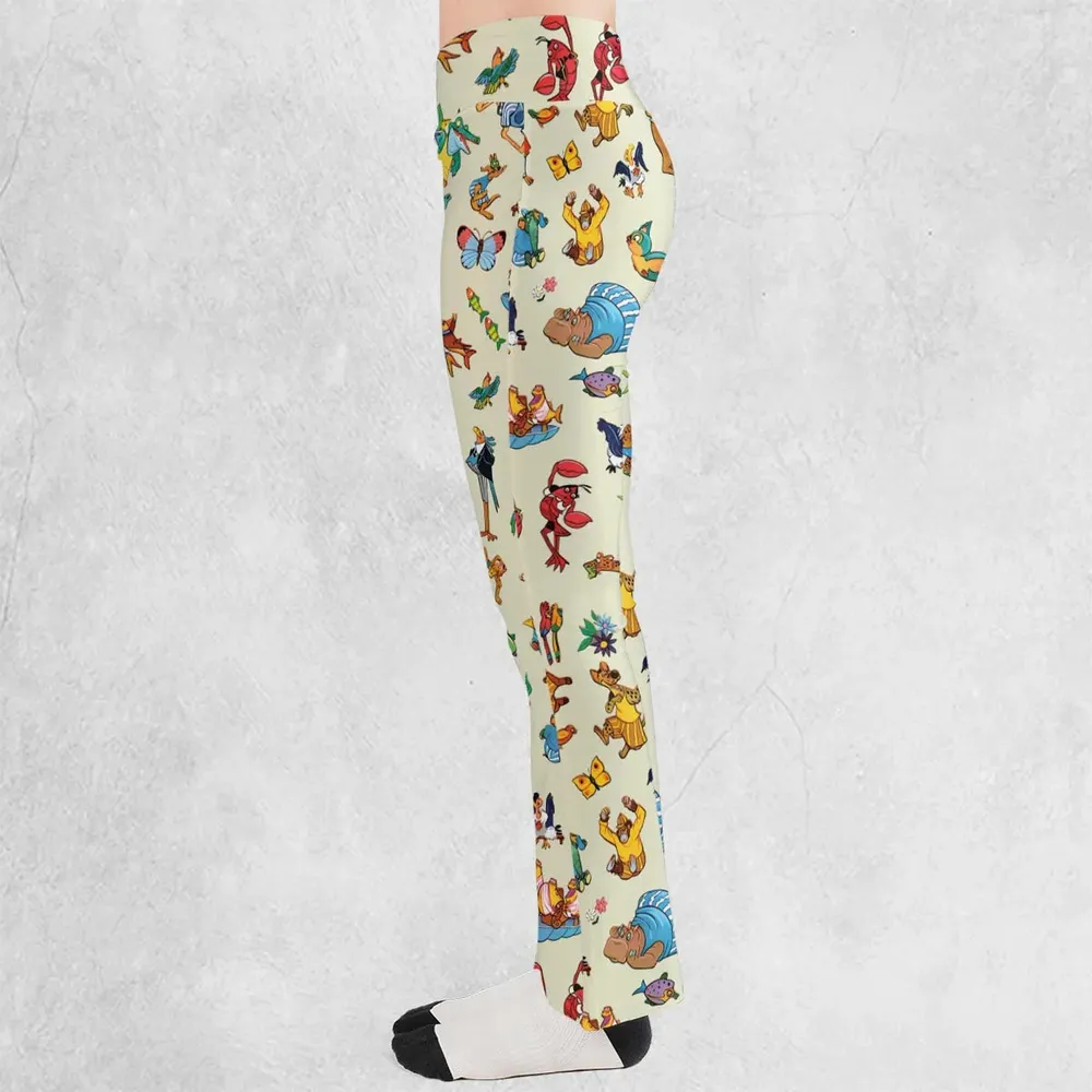 Bedknobs and broomsticks True Blue Team and the Dirty Yellow Team Flare Leggings - 3