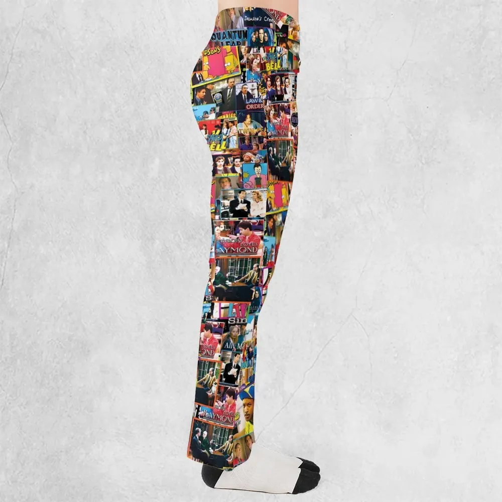 The 90s TV Shows Flare Leggings - 2
