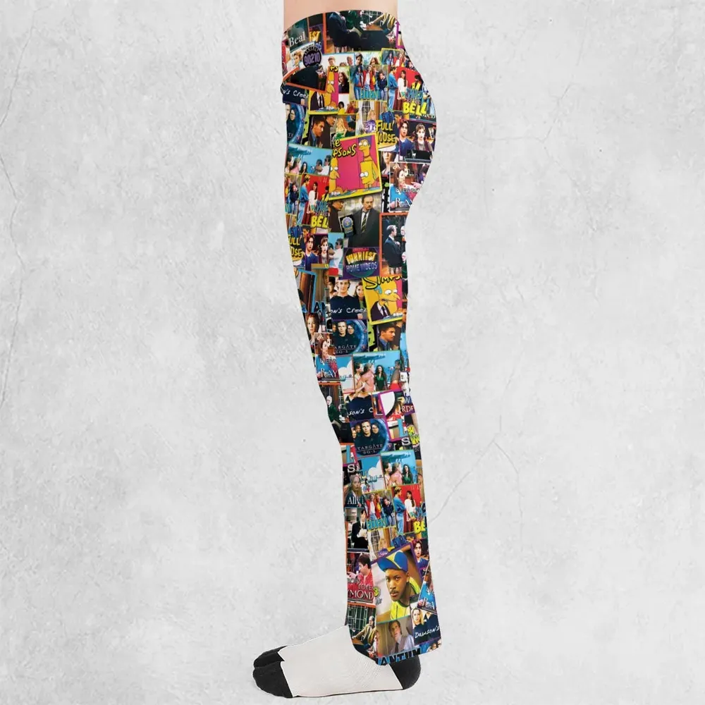 The 90s TV Shows Flare Leggings - 3