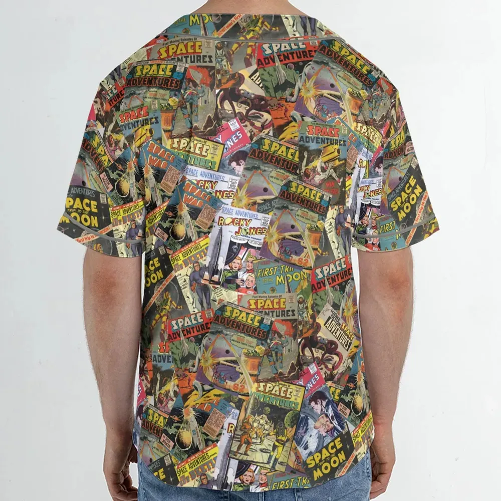 Comic-Con Cartoon Unisex Baseball Jersey - 2