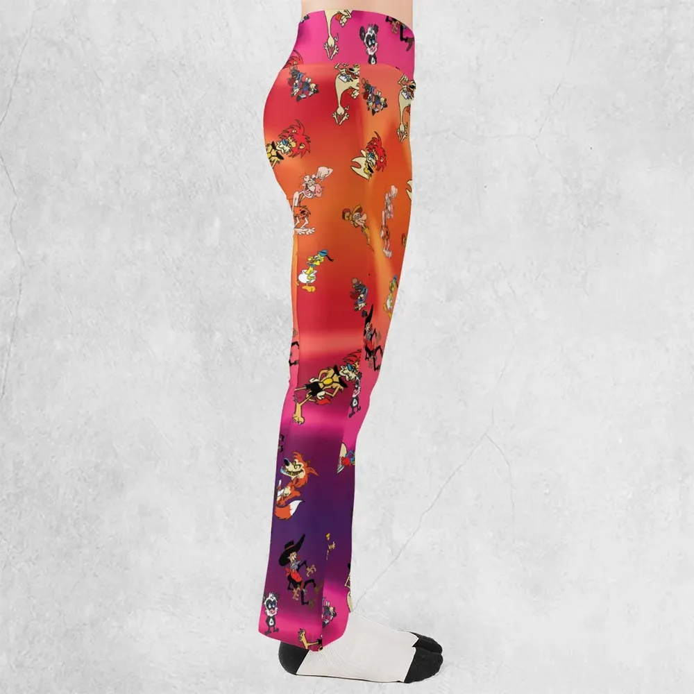 The Wacky World of Tex Avery Characters Flare Leggings - 2