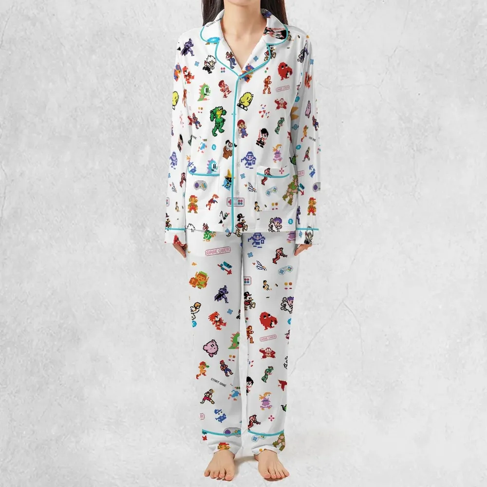 Iconic Video Game Characters Pajamas Set - 2