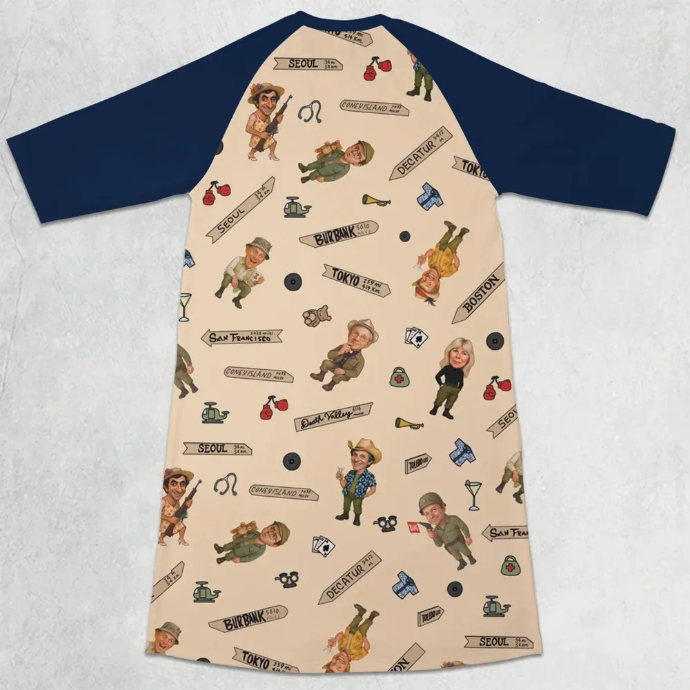 Best Care Anywhere in Korea M*A*S*H 3/4 Sleeve Raglan Dress - 2
