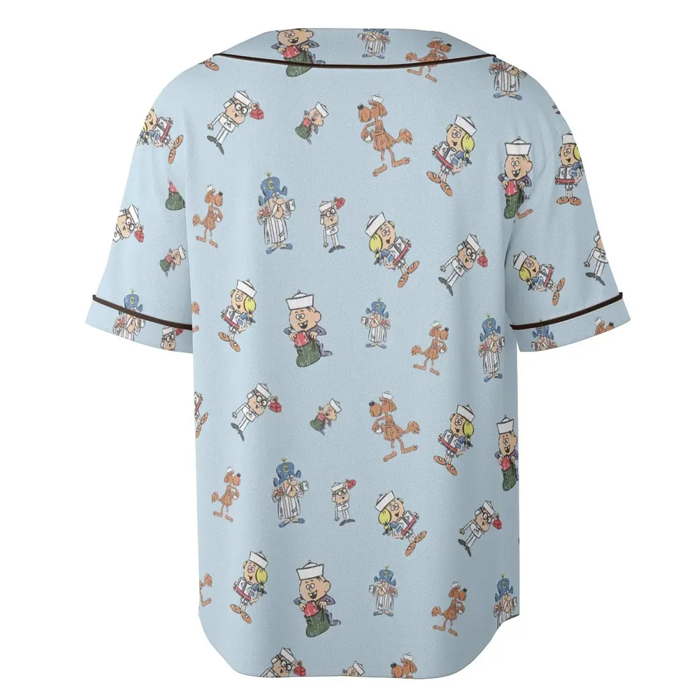 Vintage Crunch Cereal Unisex Baseball Jersey - 4