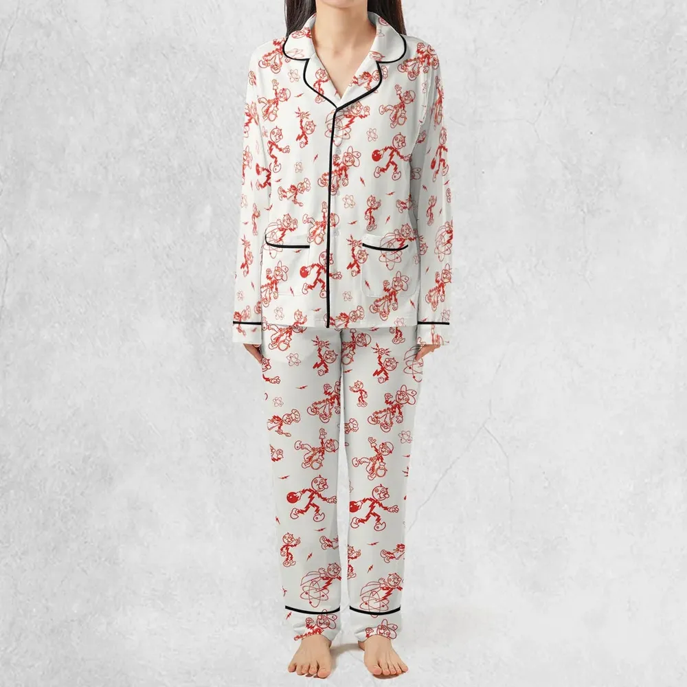 Vintage Style Nostalgic Reddy Kilowatt Pajamas Set - 2