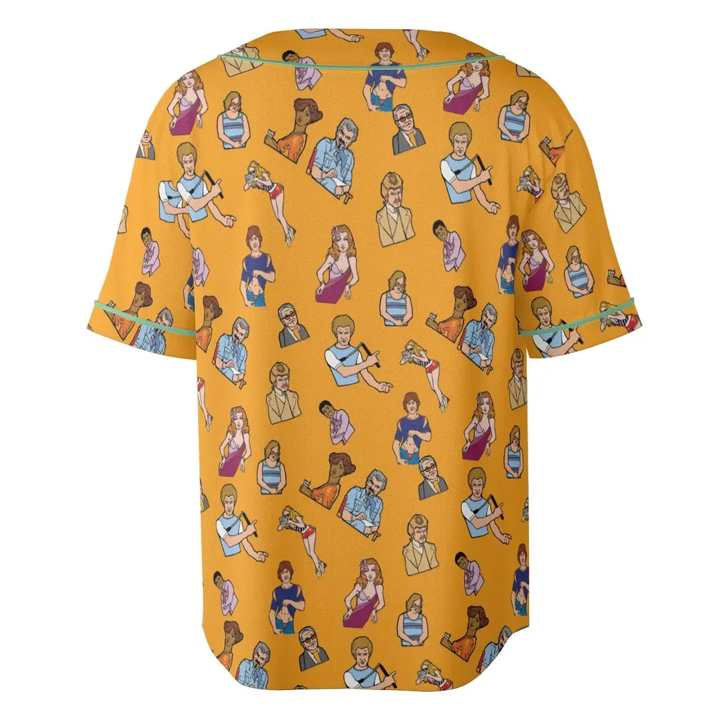 Summer Party Boogie Nights Characters Unisex Baseball Jersey - 4