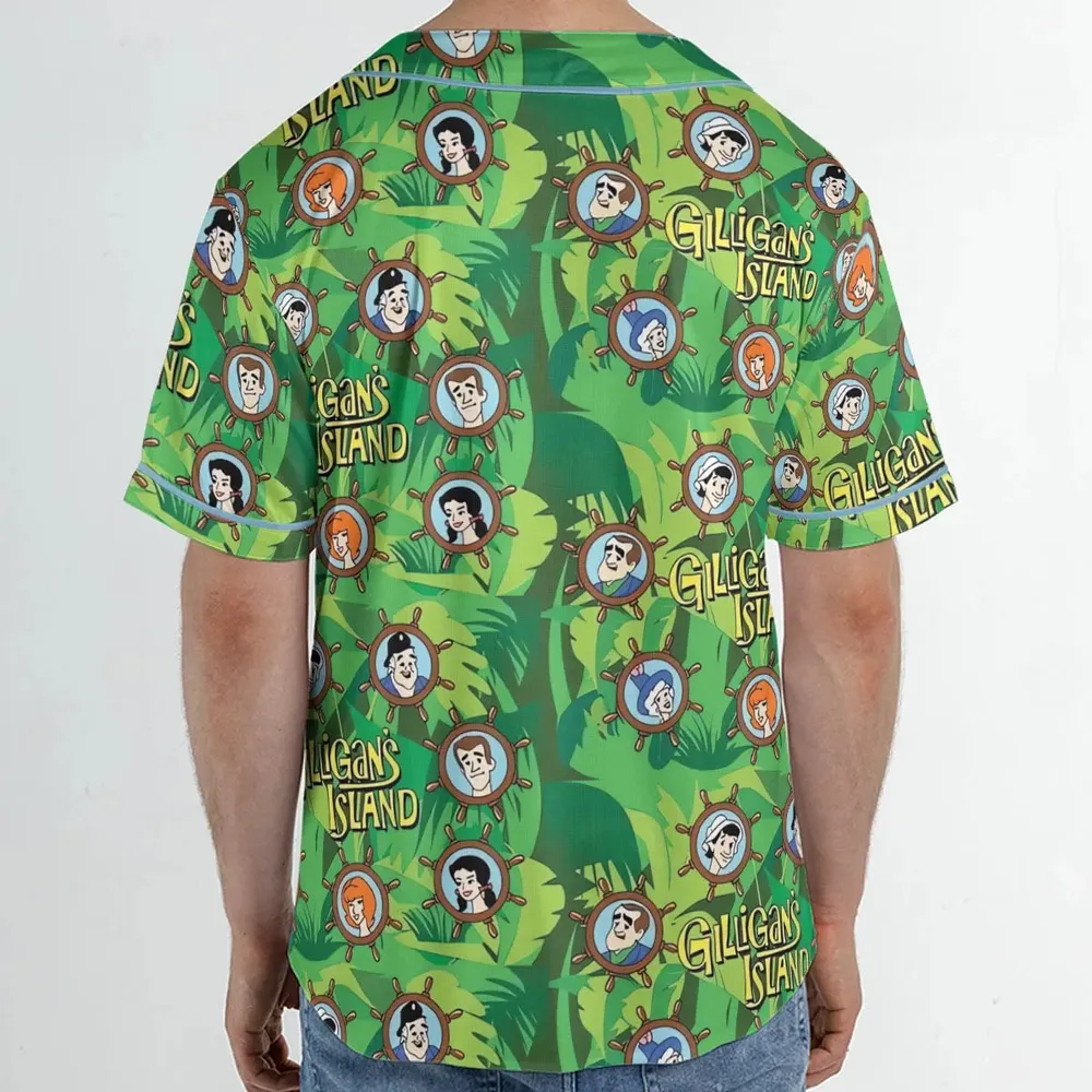 Gilligan's Island Characters Unisex Baseball Jersey - 2