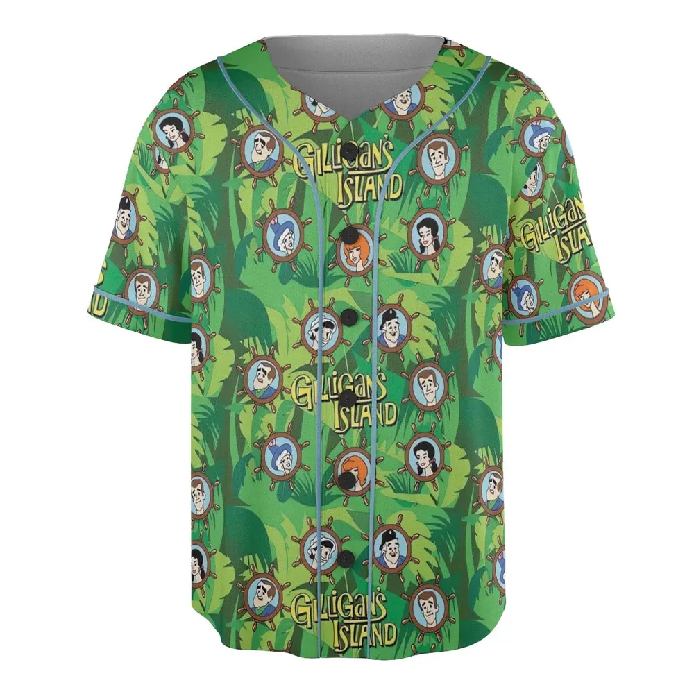 Gilligan's Island Characters Unisex Baseball Jersey - 3