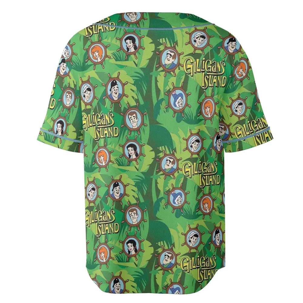 Gilligan's Island Characters Unisex Baseball Jersey - 4
