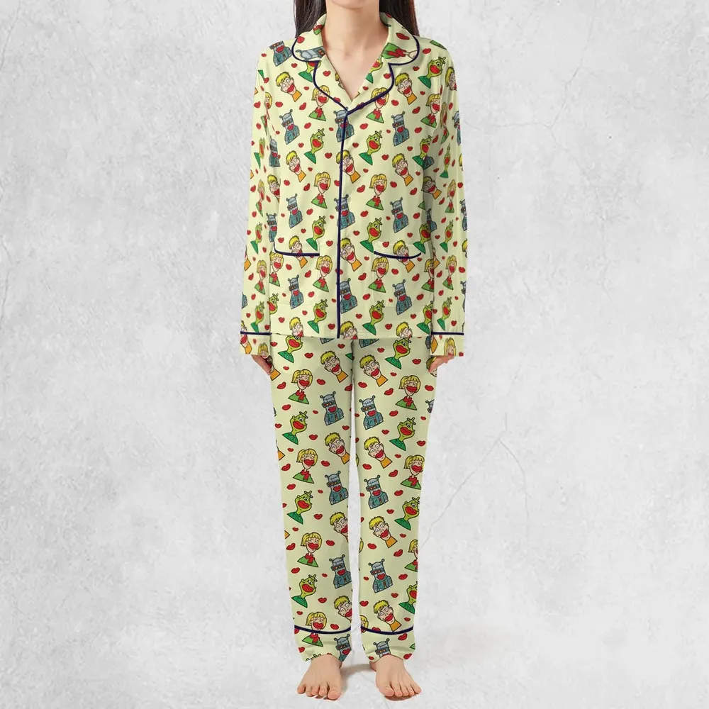 Wack-O-Wax Wax Lips Pajamas Set - 2