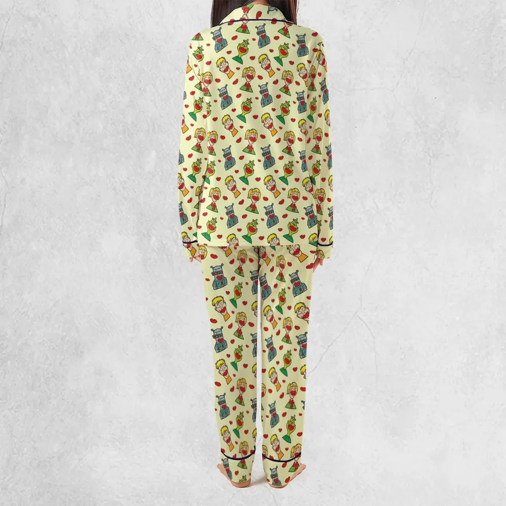 Wack-O-Wax Wax Lips Pajamas Set - 3