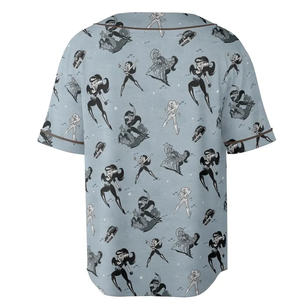 Faster Pussycat Kill Kill Characters Unisex Baseball Jersey - 4