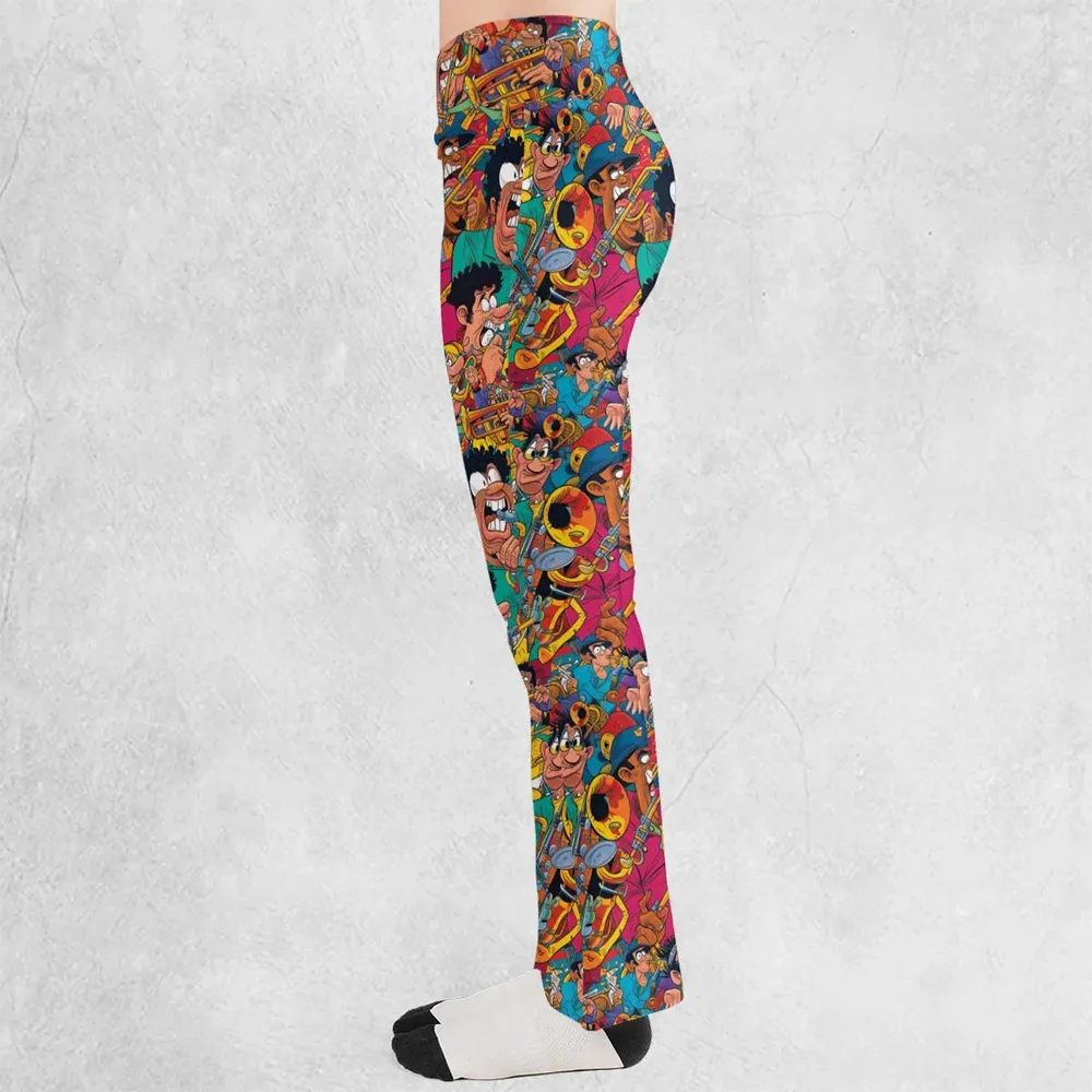 Fat Albert Animated Spin-offs Flare Leggings - 3