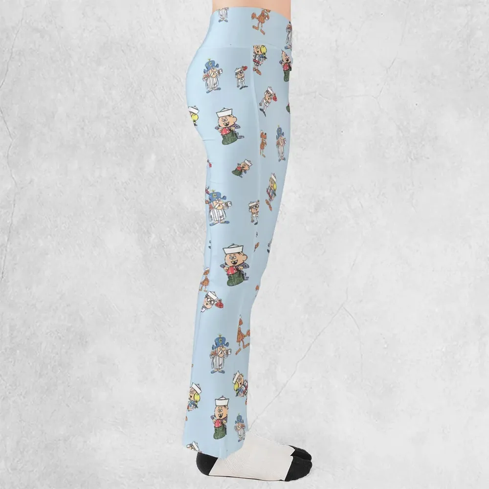 Vintage Crunch Cereal Flare Leggings - 2