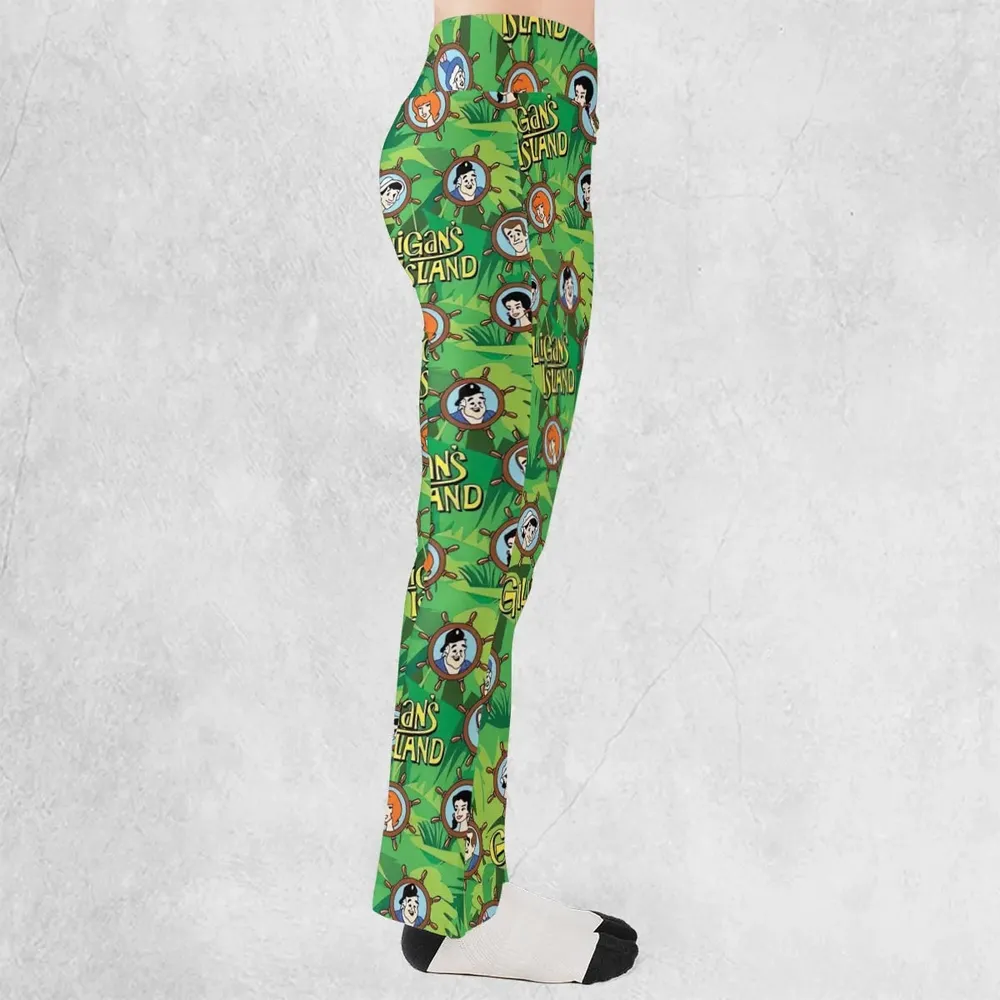 Gilligan's Island Characters Flare Leggings - 2
