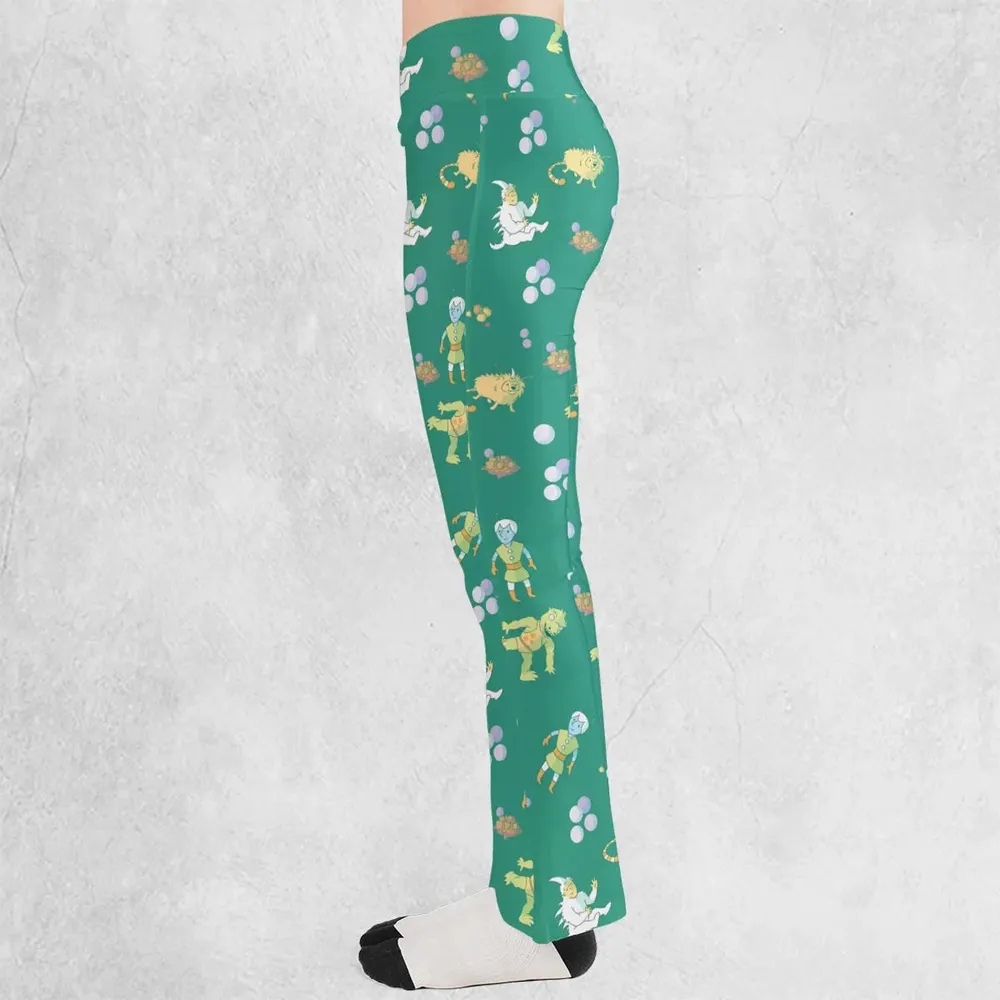 Gorn Alien Star Trek Flare Leggings - 3