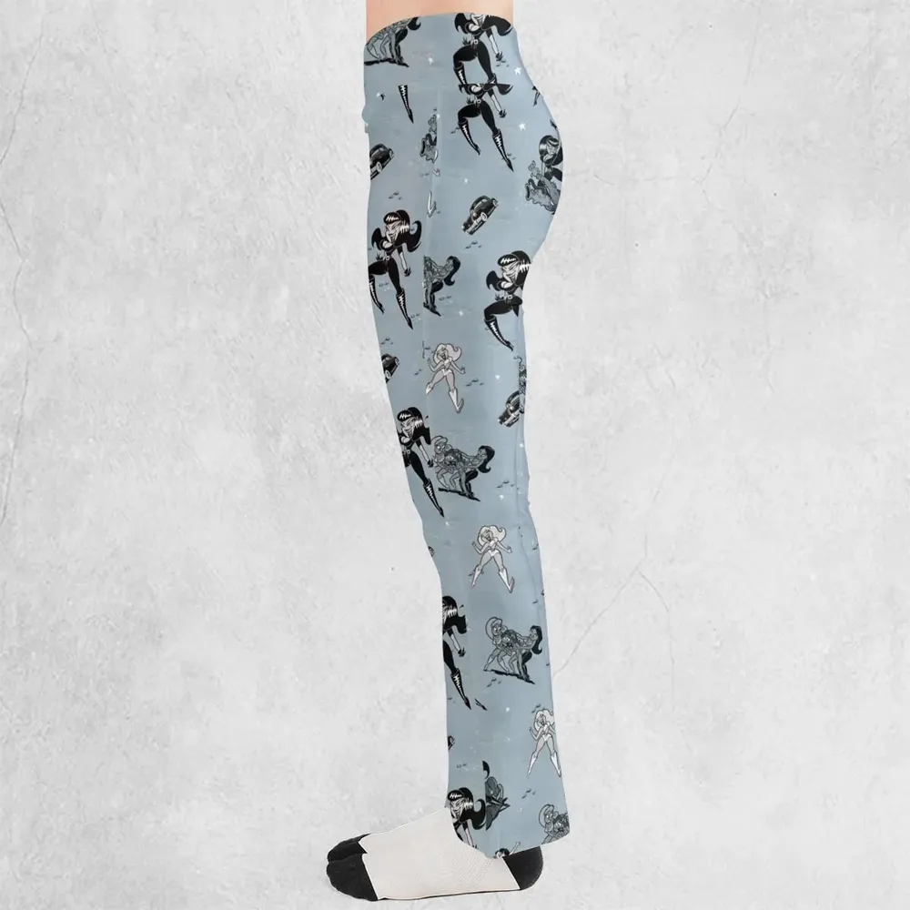 Faster Pussycat Kill Kill Characters Flare Leggings - 3