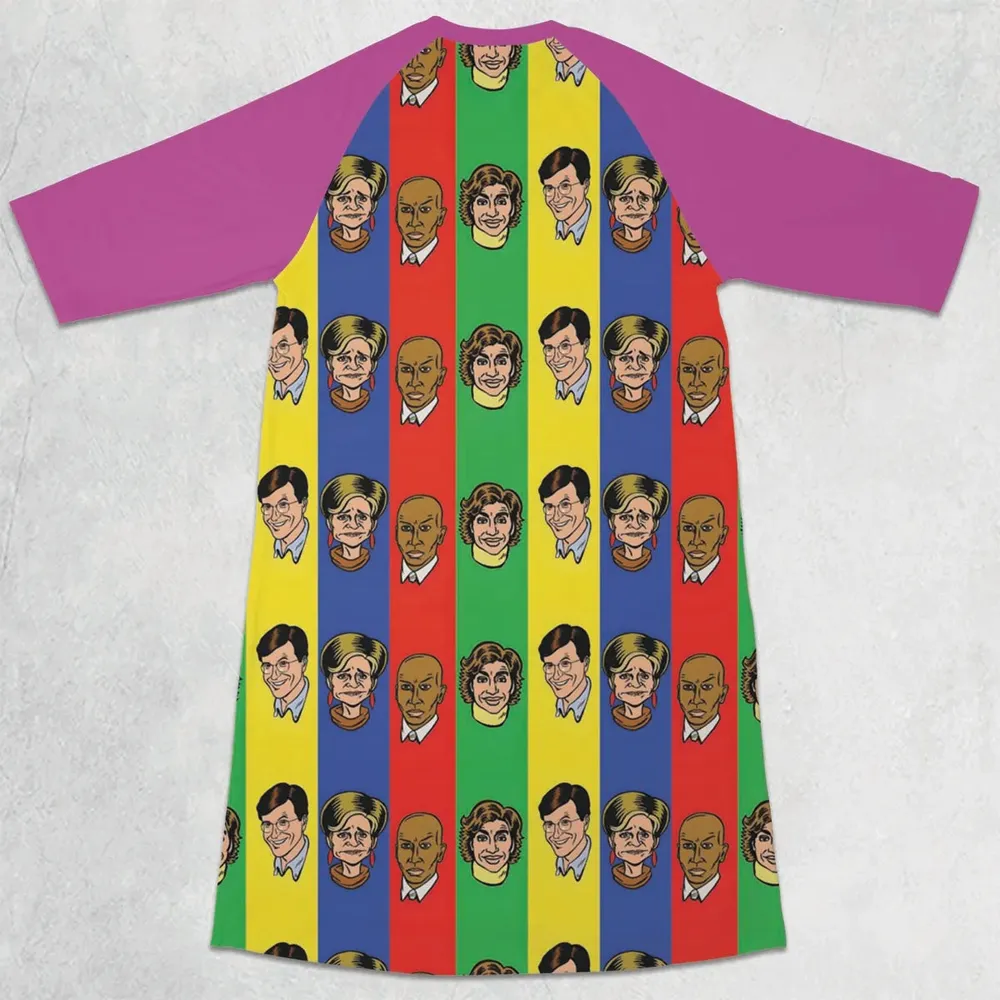 Jerri and Friends Strangers With Candy 3/4 Sleeve Raglan Dress - 2
