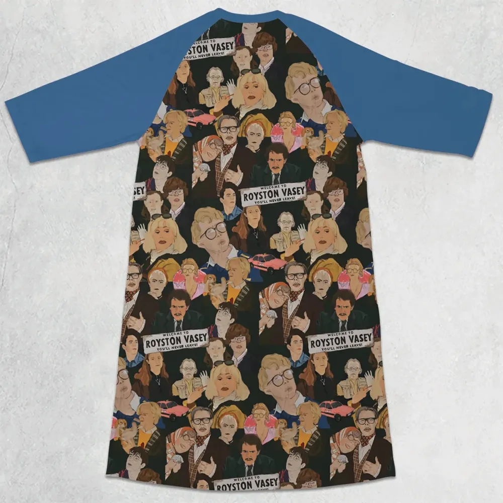 The League Of Gentlemen 3/4 Sleeve Raglan Dress - 2