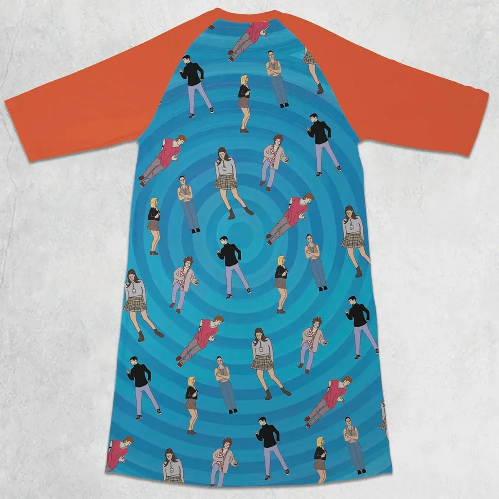 Empire Records Characters 3/4 Sleeve Raglan Dress - 2