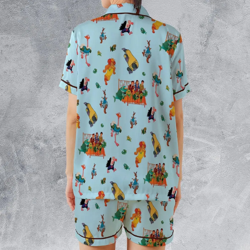 Bedknobs and broomsticks Characters Satin Short-Sleeve Pajamas Set - 2