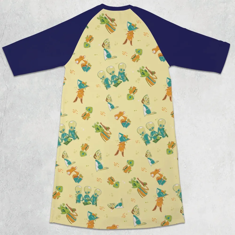 Mos Eisley Cantina Star Wars 3/4 Sleeve Raglan Dress - 2