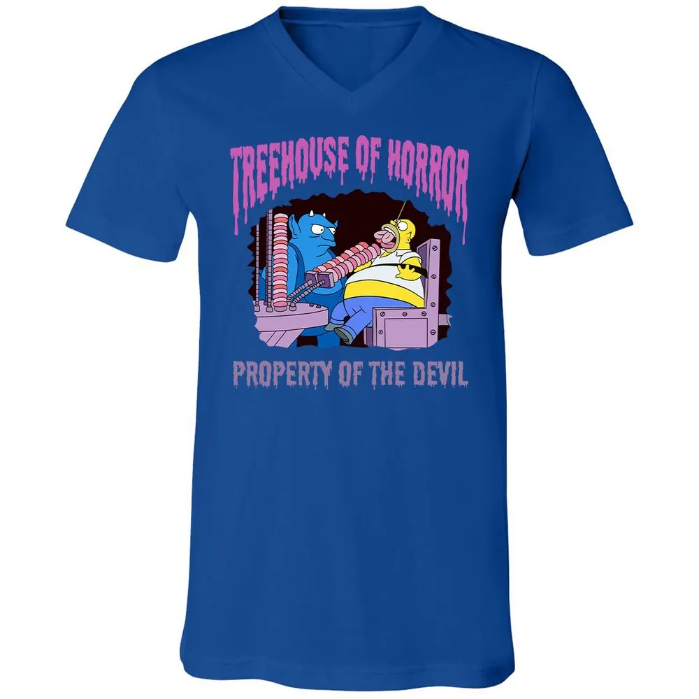 Unisex V-Neck T-Shirt - 1HHL6PCF - True Royal - 4