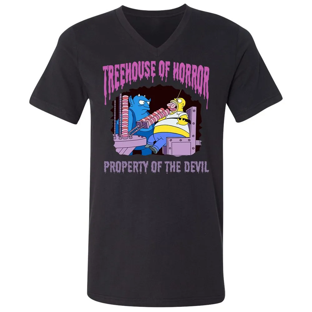 Unisex V-Neck T-Shirt - 1HHL6PCF - Black - 16