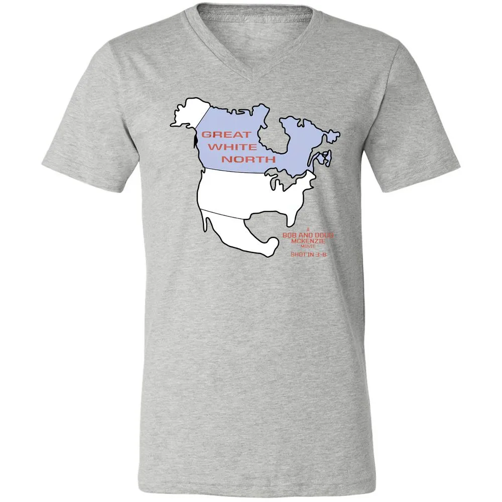 Unisex V-Neck T-Shirt - YKZCEXM5 - Athletic Heather - 7