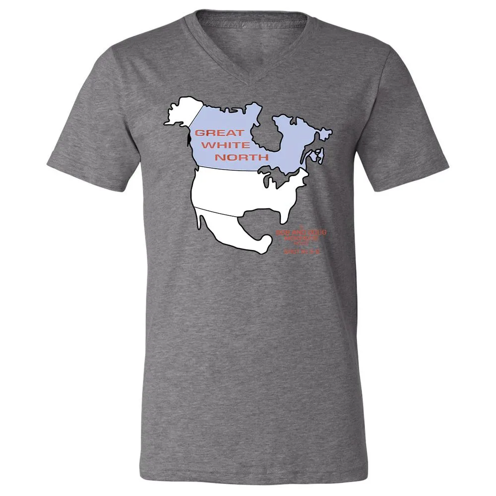 Unisex V-Neck T-Shirt - YKZCEXM5 - Deep Heather - 13