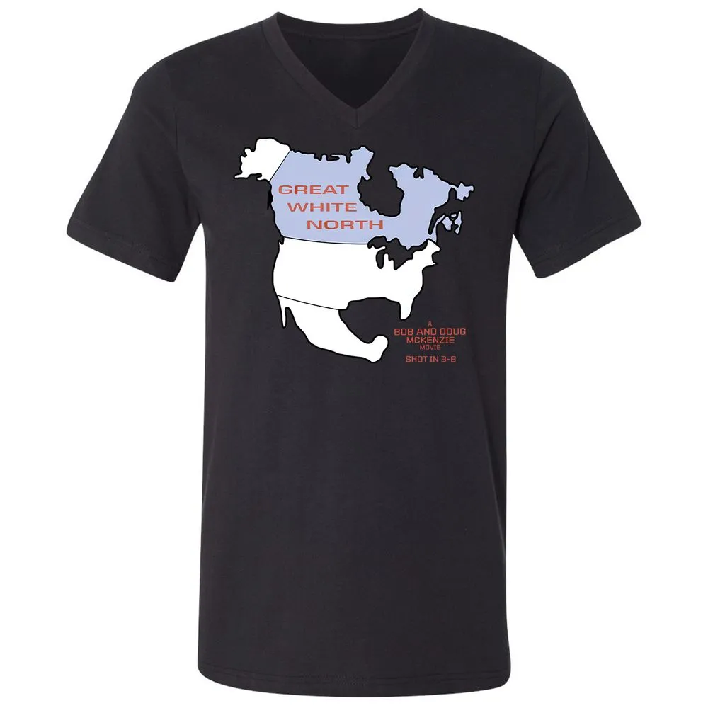 Unisex V-Neck T-Shirt - YKZCEXM5 - Black - 16