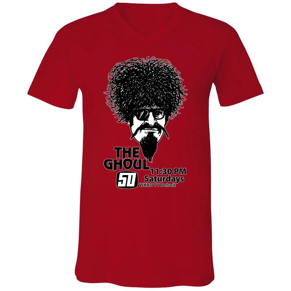Unisex V-Neck T-Shirt - EFZGH8GP - Red - 3