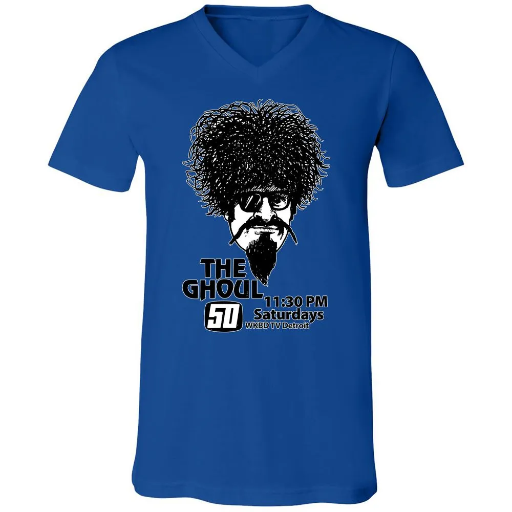 Unisex V-Neck T-Shirt - EFZGH8GP - True Royal - 4